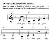 Louis Armstrong: On The Sunny Side Of The Street (K+O) hoesje
