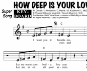 How Deep Is Your Love - Calvin Harris + Disciples