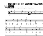 Diverse Artiesten: In De Winternacht Bladmuziek | SuperSong.nl