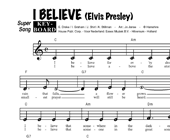 Elvis Presley: I Believe (K+O) hoesje